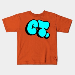 CT Throwie (Blue/Black) Kids T-Shirt